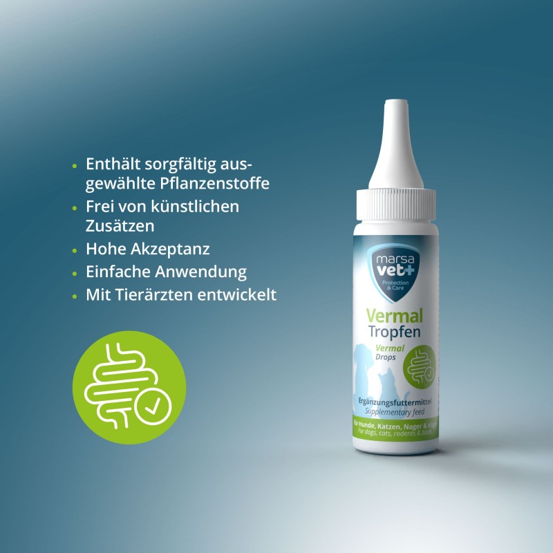 Marsavet Vermal Druppels – Na Wormbesmetting 50 ml